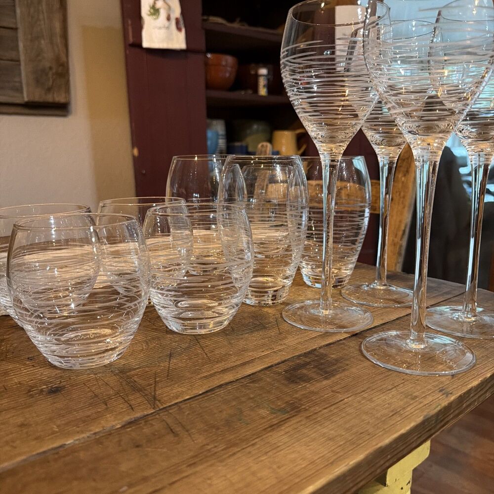 MIKASA Harmony Crystal Glassware Set Of 13